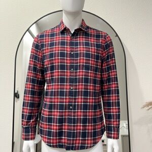 Denim & Flower Slimfit Red and Blue Checkered Shirt